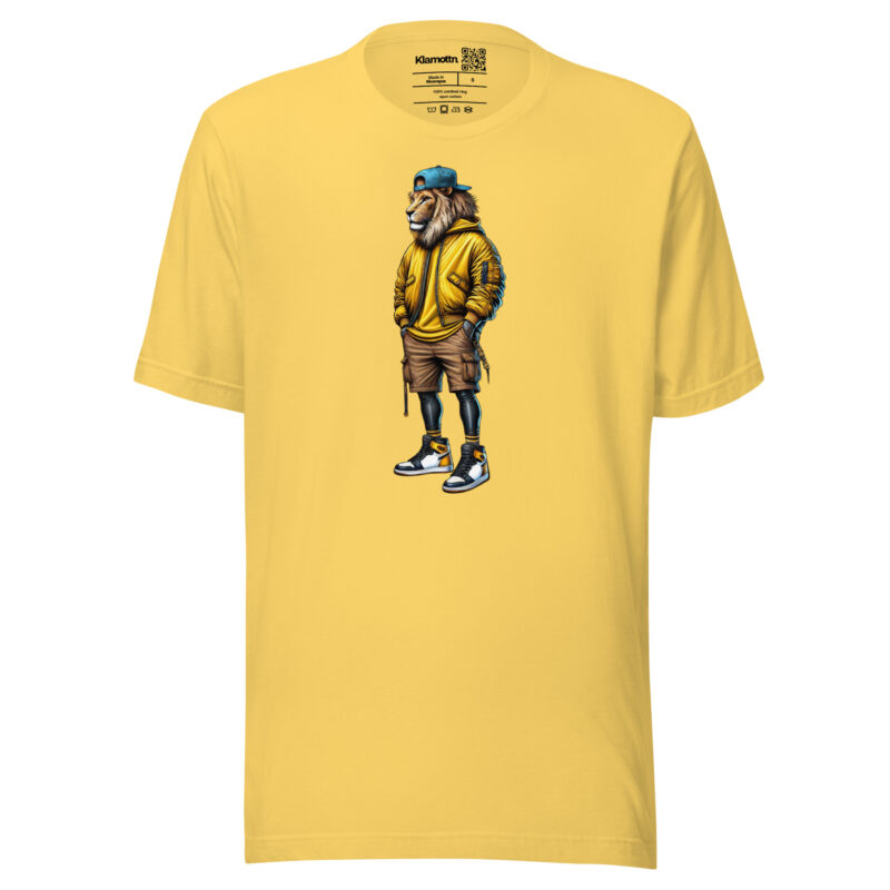 Löwe im Streetwear-Style Unisex-T-Shirt – T-Shirts – klamottn.de