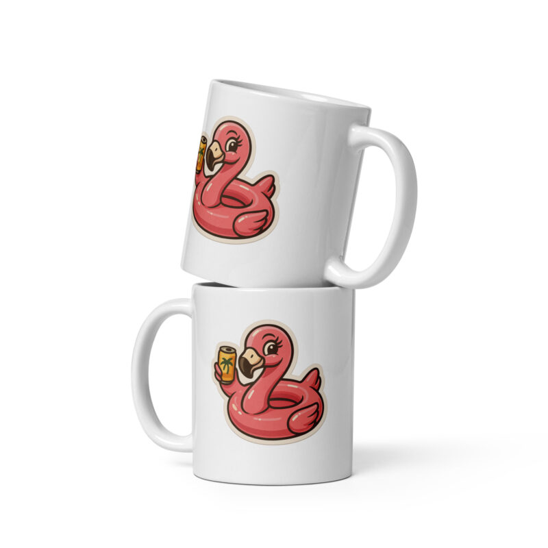 Flamingo mit Sommerdrink Tasse – Home & Living – klamottn.de