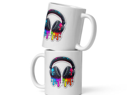 Kopfhörer im Farbrausch Tasse – Home & Living – klamottn.de Kopfhörer im Farbrausch Tasse – Home & Living – klamottn.de