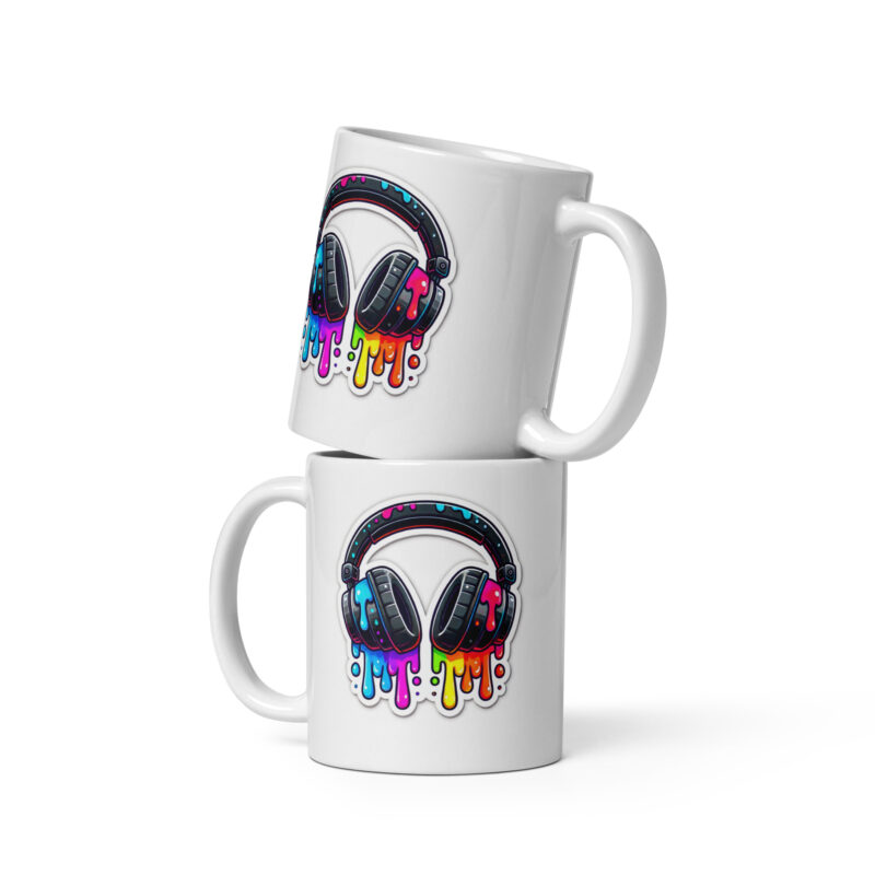 Kopfhörer im Farbrausch Tasse – Home & Living – klamottn.de