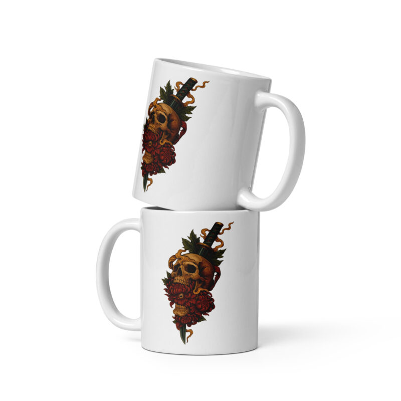 Schädel & Klinge - Das Auge der Vergänglichkeit Tasse – Home & Living – klamottn.de