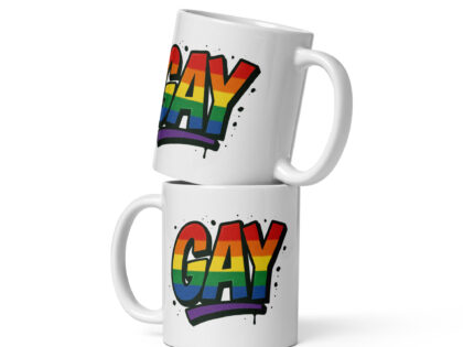 Gay Graffiti Pride Tasse – Home & Living – klamottn.de Gay Graffiti Pride Tasse – Home & Living – klamottn.de