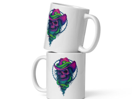 Schädelcowboy mit Schlange Tasse – Home & Living – klamottn.de Schädelcowboy mit Schlange Tasse – Home & Living – klamottn.de