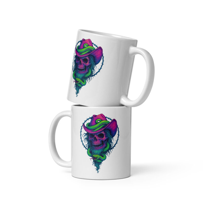 Schädelcowboy mit Schlange Tasse – Home & Living – klamottn.de