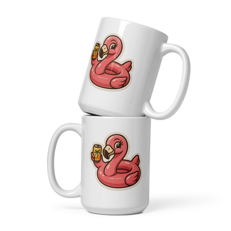Flamingo mit Sommerdrink Tasse – Home & Living – klamottn.de