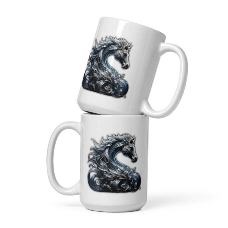 Majestät des silbernen Pferdes Tasse – Home & Living – klamottn.de