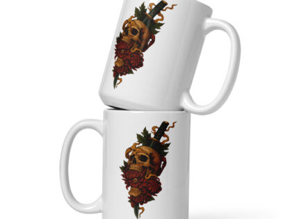 Schädel & Klinge - Das Auge der Vergänglichkeit Tasse – Home & Living – klamottn.de Schädel & Klinge - Das Auge der Vergänglichkeit Tasse – Home & Living – klamottn.de
