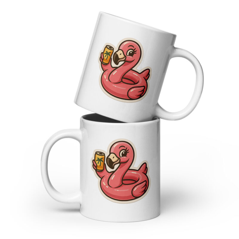 Flamingo mit Sommerdrink Tasse – Home & Living – klamottn.de