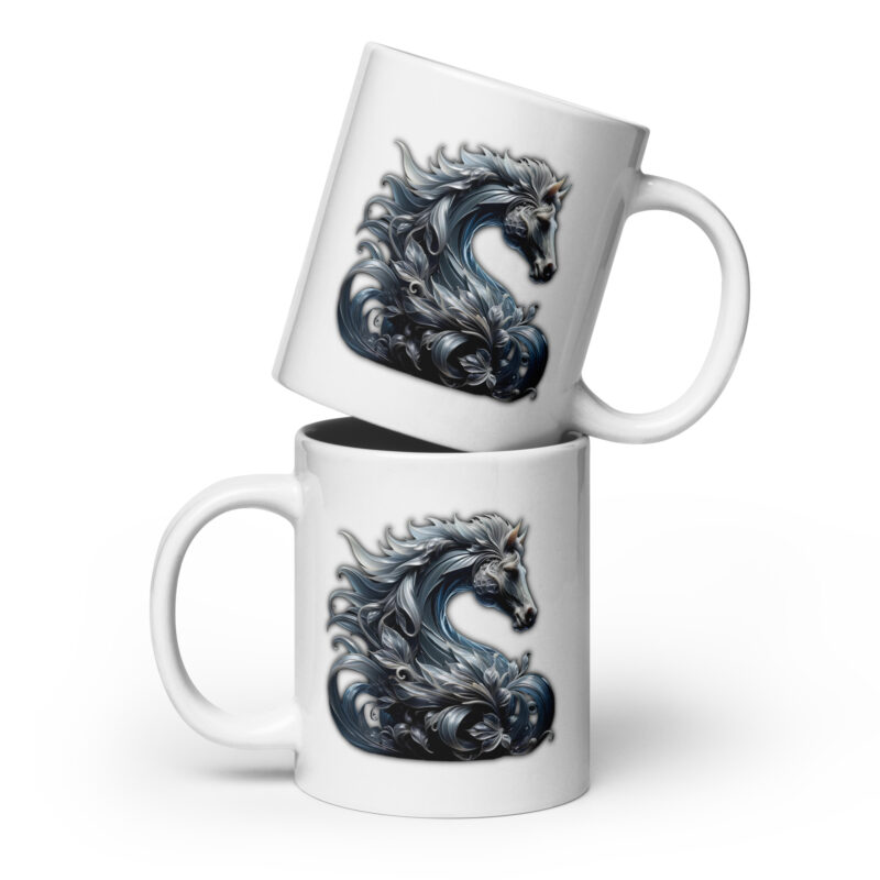 Majestät des silbernen Pferdes Tasse – Home & Living – klamottn.de