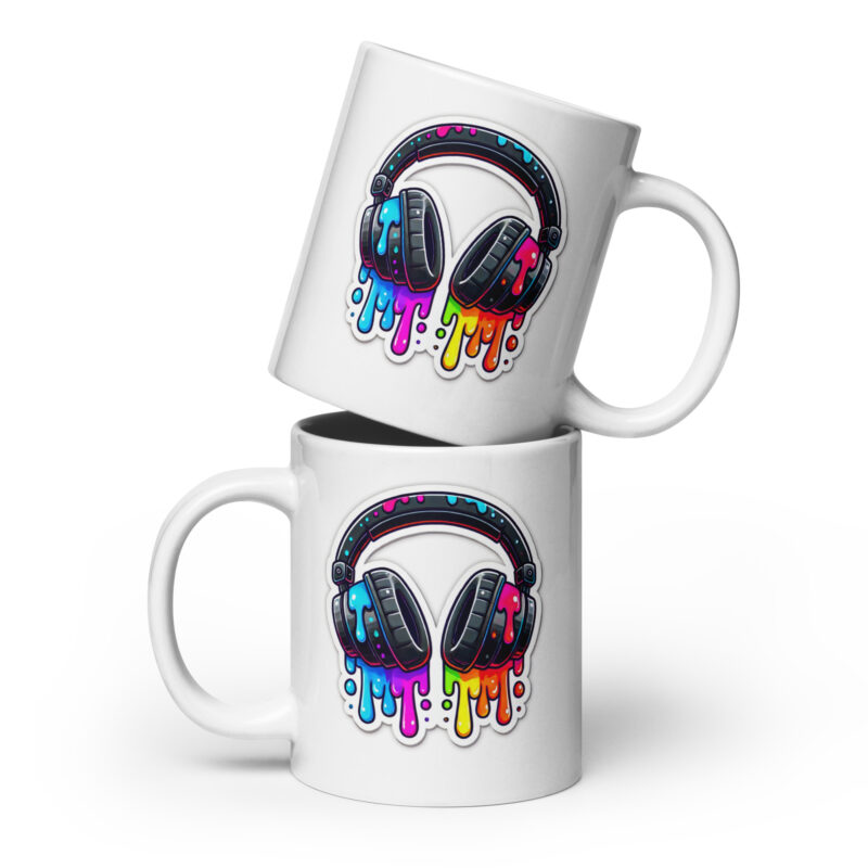 Kopfhörer im Farbrausch Tasse – Home & Living – klamottn.de