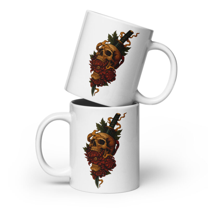 Schädel & Klinge - Das Auge der Vergänglichkeit Tasse – Home & Living – klamottn.de