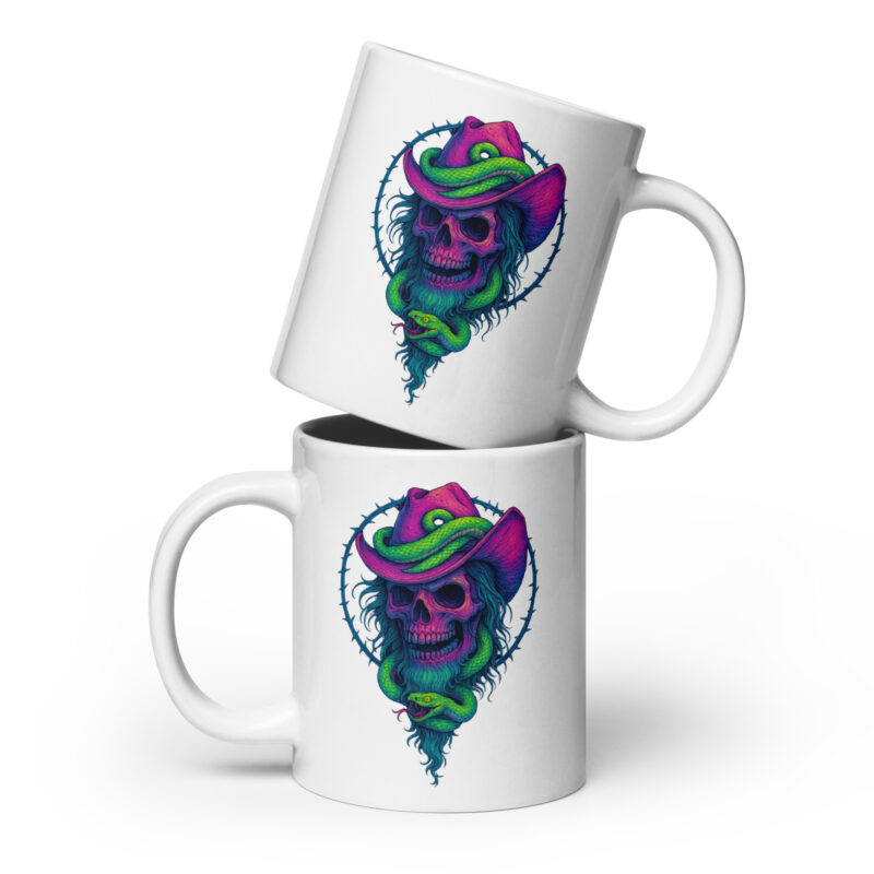 Schädelcowboy mit Schlange Tasse – Home & Living – klamottn.de