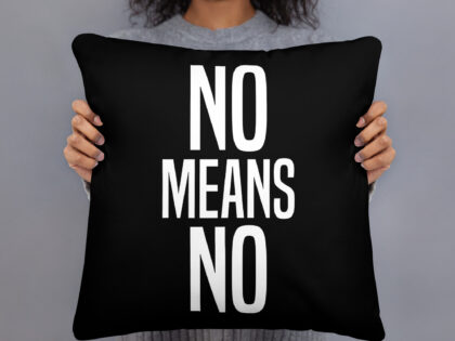 No means No Basic-Kissen – Home & Living – klamottn.de No means No Basic-Kissen – Home & Living – klamottn.de