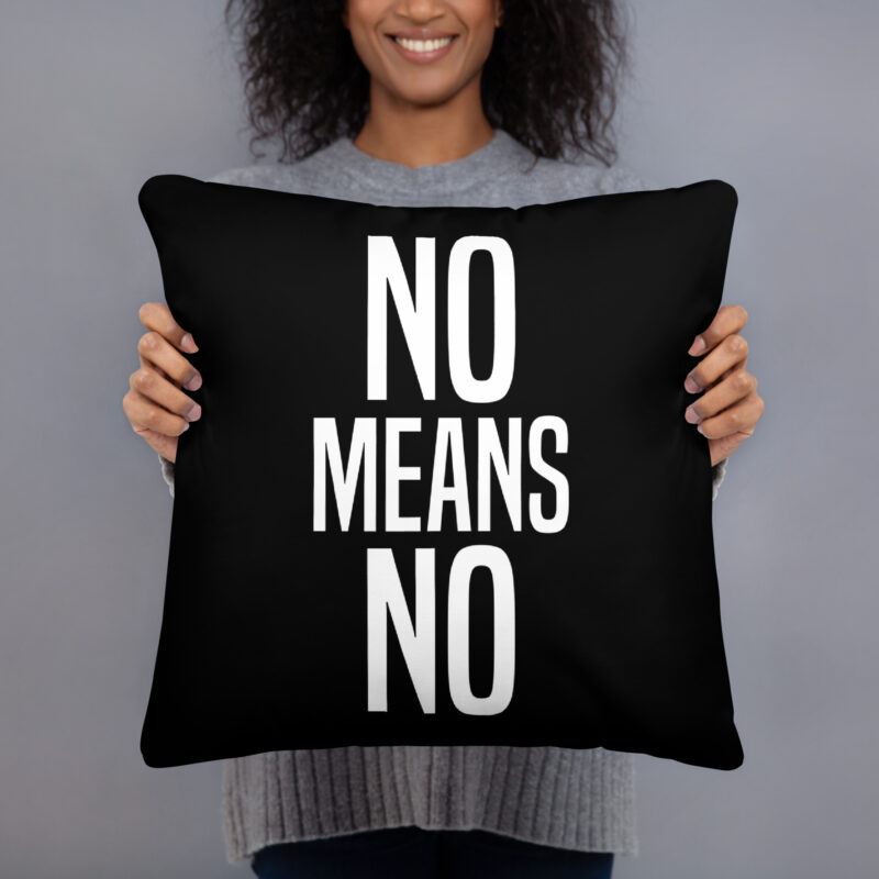 No means No Basic-Kissen – Home & Living – klamottn.de