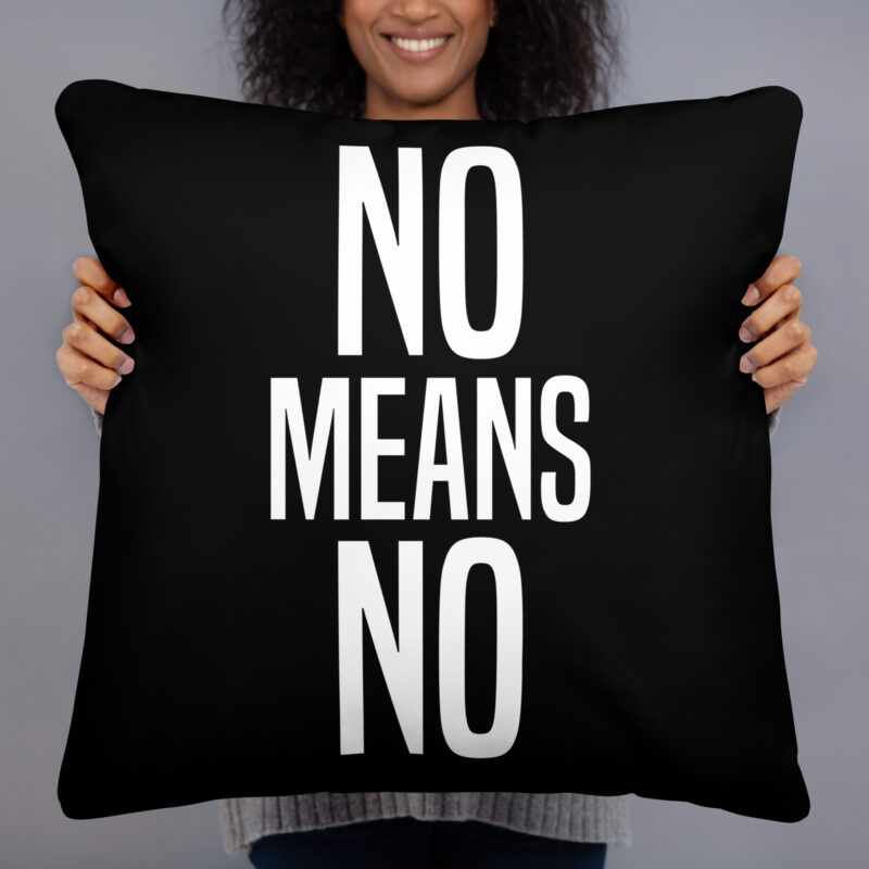 No means No Basic-Kissen – Home & Living – klamottn.de