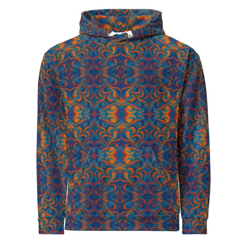 Feuer und Wasser Wirbel Unisex-Kapuzenpullover – Hoodies – klamottn.de