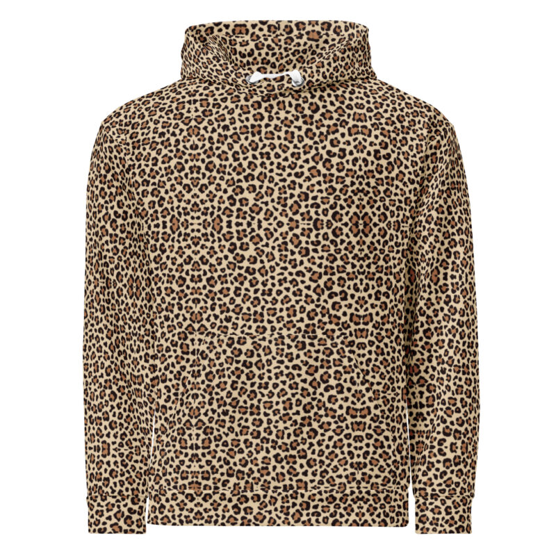 Wilder Leopardenprint Unisex-Kapuzenpullover – Hoodies – klamottn.de