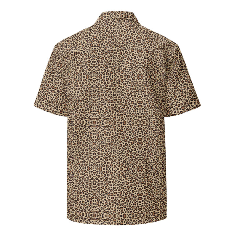 Wilder Leopardenprint Unisex-Hemd – Hemden – klamottn.de