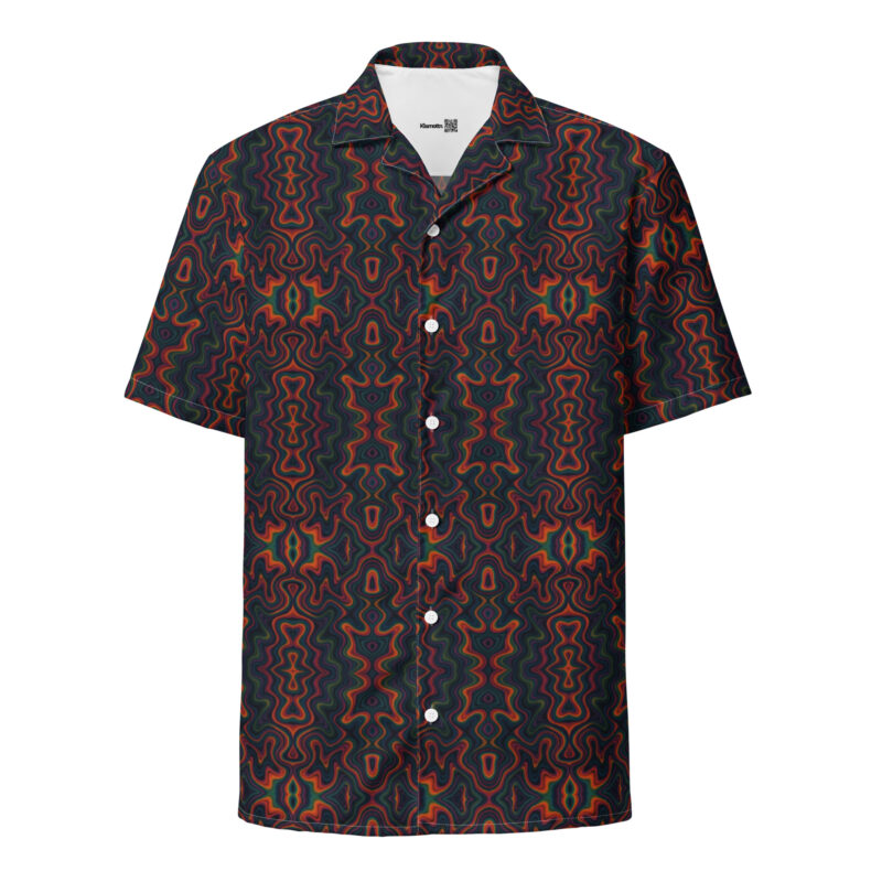 Psychedelische Farbwirbel Unisex-Hemd – Hemden – klamottn.de