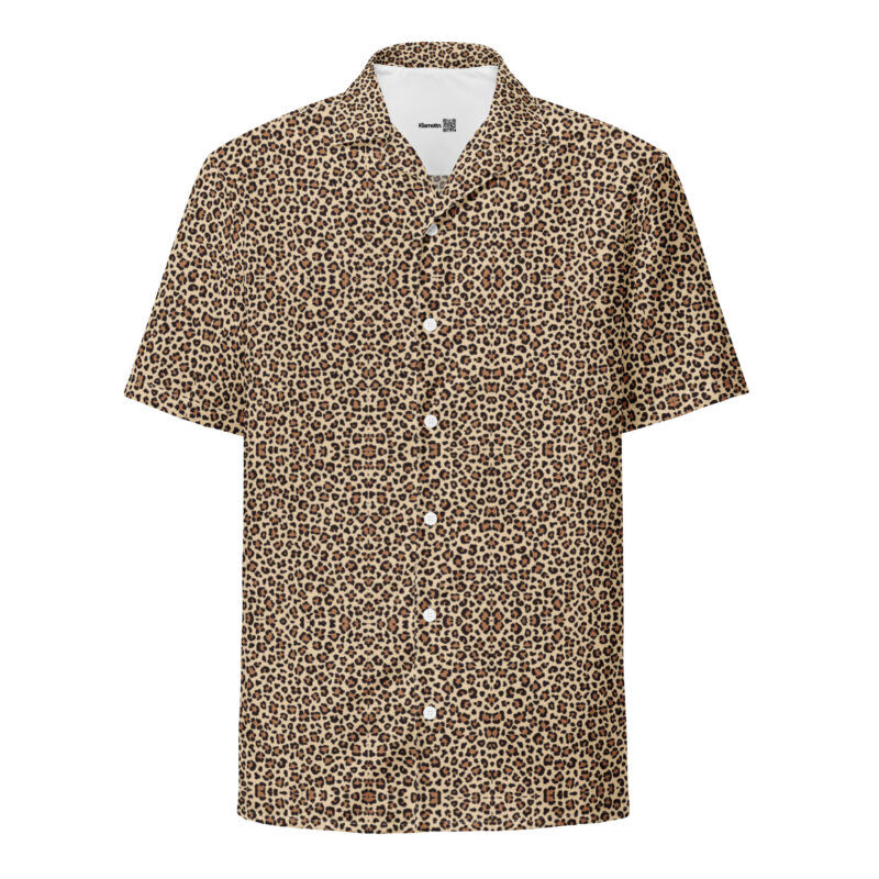 Wilder Leopardenprint Unisex-Hemd – Hemden – klamottn.de