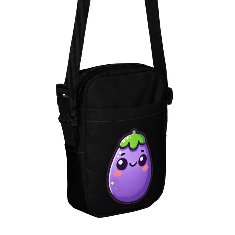 Kawaii Aubergine Umhängetasche – Accessoires – klamottn.de