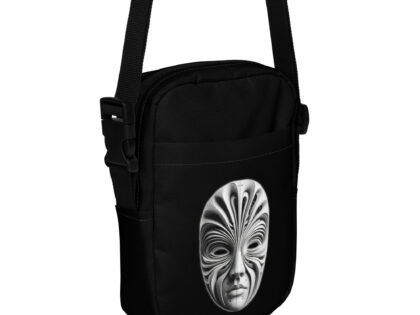 Futuristische Skulpturenmaske Umhängetasche – Accessoires – klamottn.de Futuristische Skulpturenmaske Umhängetasche – Accessoires – klamottn.de