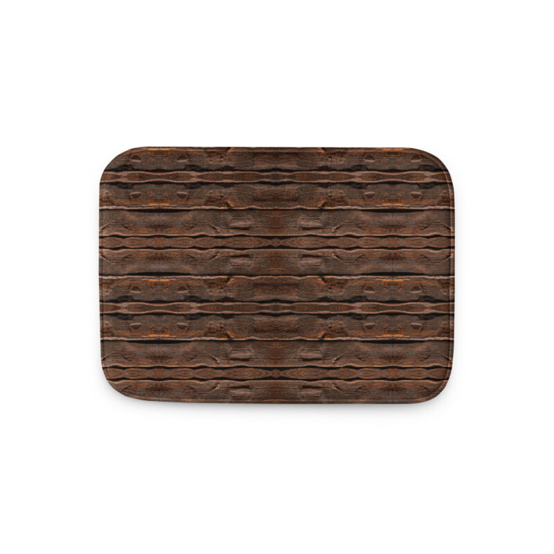 Rustikale Holzoptik Badematte mit Memory-Schaum – Home & Living – klamottn.de