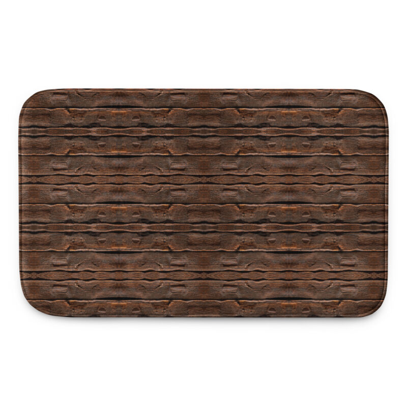 Rustikale Holzoptik Badematte mit Memory-Schaum – Home & Living – klamottn.de