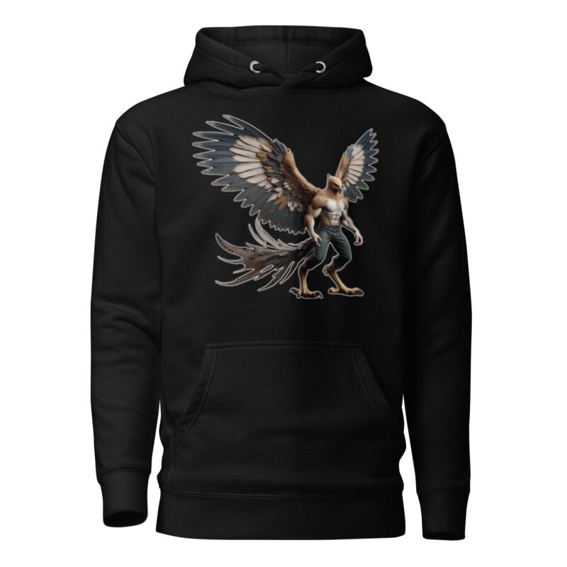 Majestätischer Greifen-Krieger Unisex-Kapuzenpullover – Hoodies – klamottn.de
