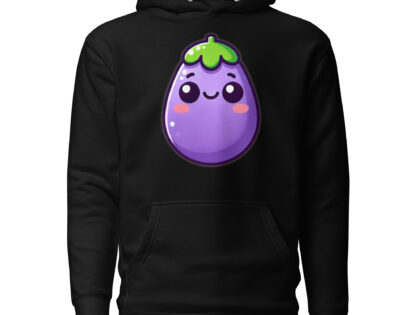 Kawaii Aubergine Unisex-Kapuzenpullover – Hoodies – klamottn.de Kawaii Aubergine Unisex-Kapuzenpullover – Hoodies – klamottn.de