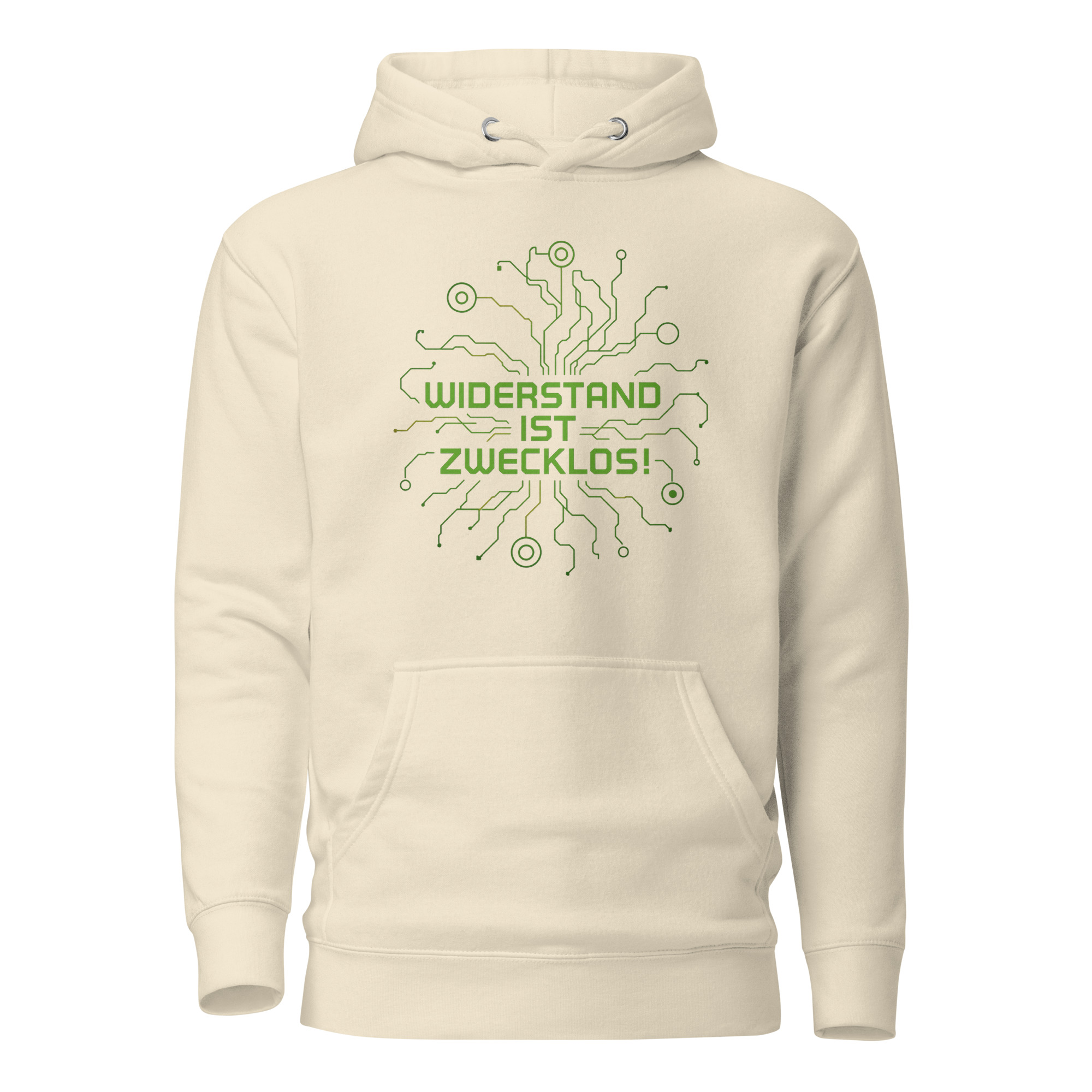 Widerstand ist zwecklos Unisex-Kapuzenpullover – Hoodies – klamottn.de Widerstand ist zwecklos Unisex-Kapuzenpullover – Hoodies – klamottn.de