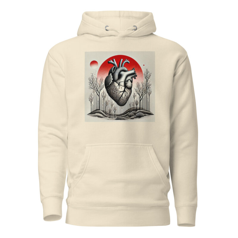 Herz im Schattenwald Unisex-Kapuzenpullover – Hoodies – klamottn.de