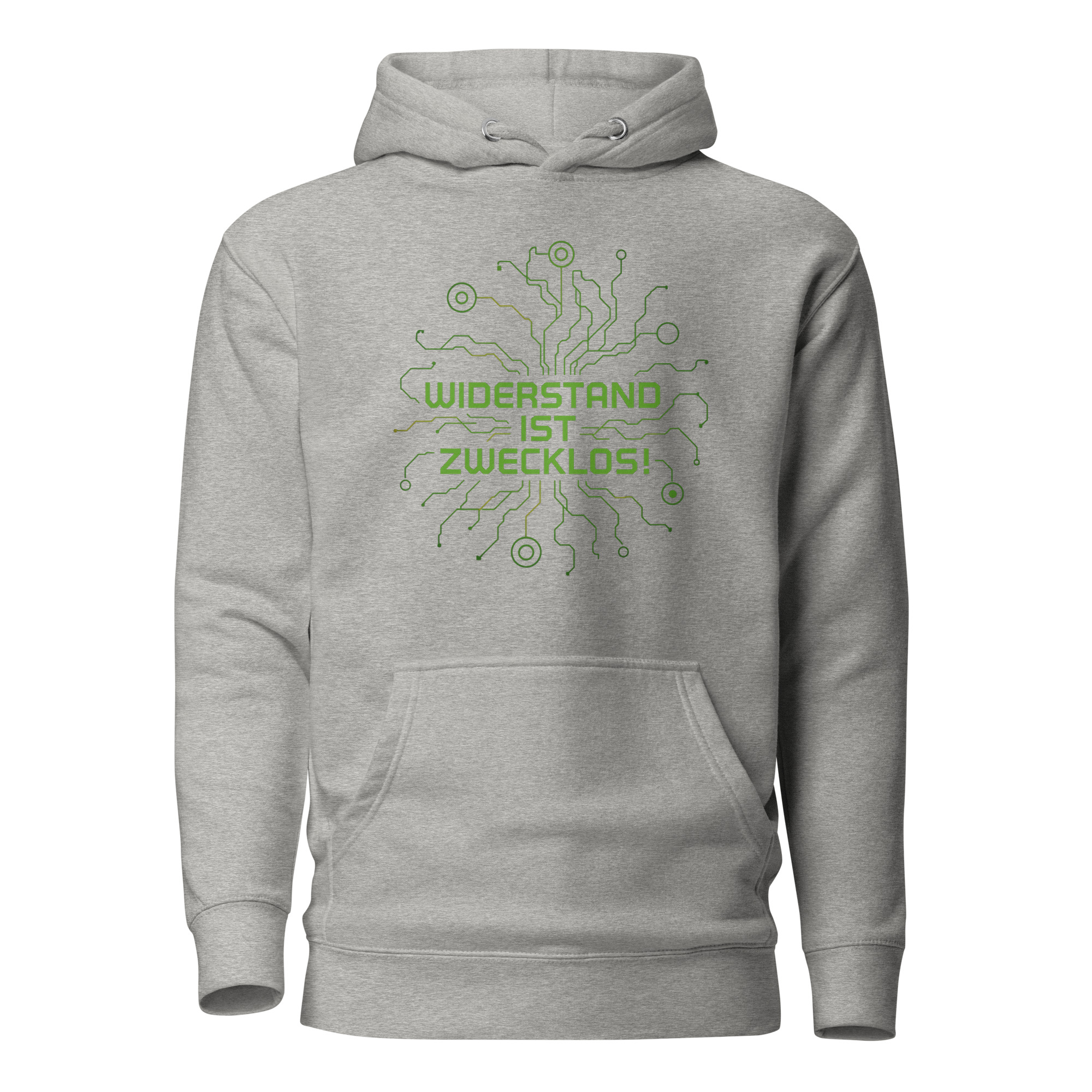 Widerstand ist zwecklos Unisex-Kapuzenpullover – Hoodies – klamottn.de Widerstand ist zwecklos Unisex-Kapuzenpullover – Hoodies – klamottn.de