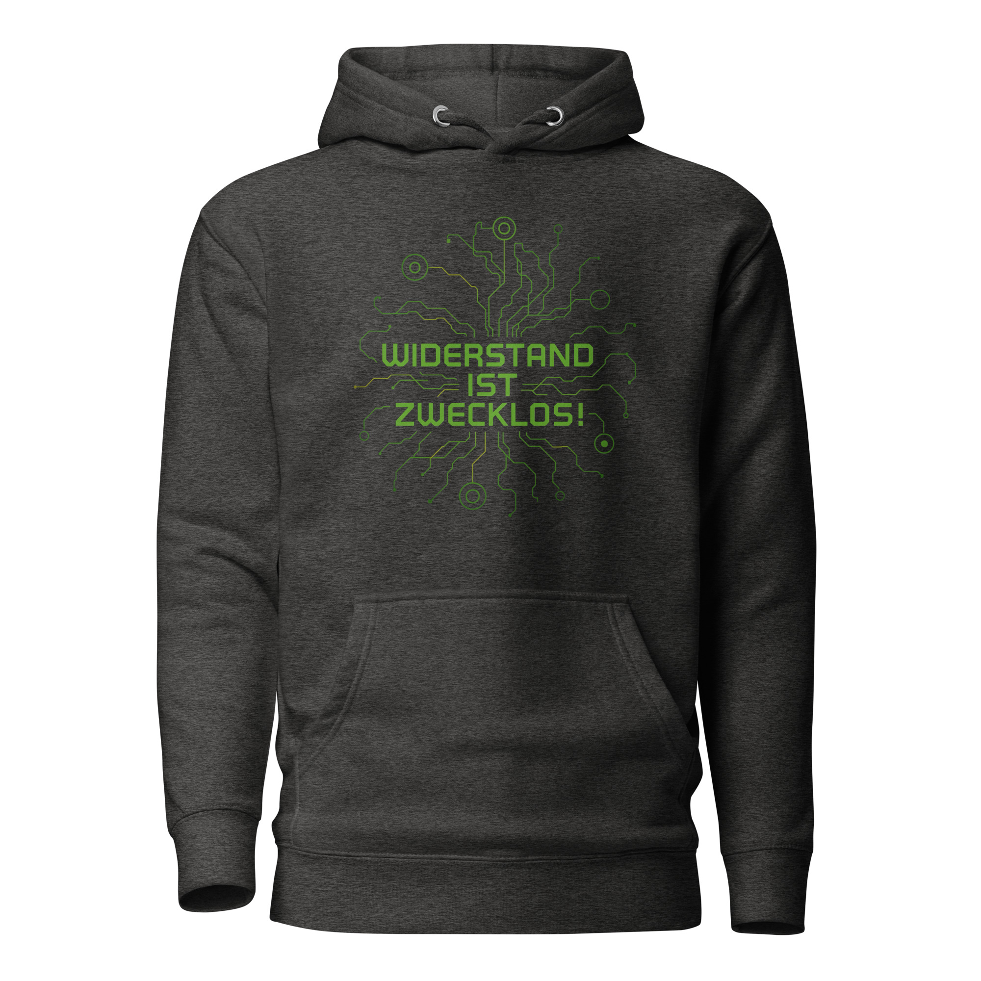 Widerstand ist zwecklos Unisex-Kapuzenpullover – Hoodies – klamottn.de Widerstand ist zwecklos Unisex-Kapuzenpullover – Hoodies – klamottn.de