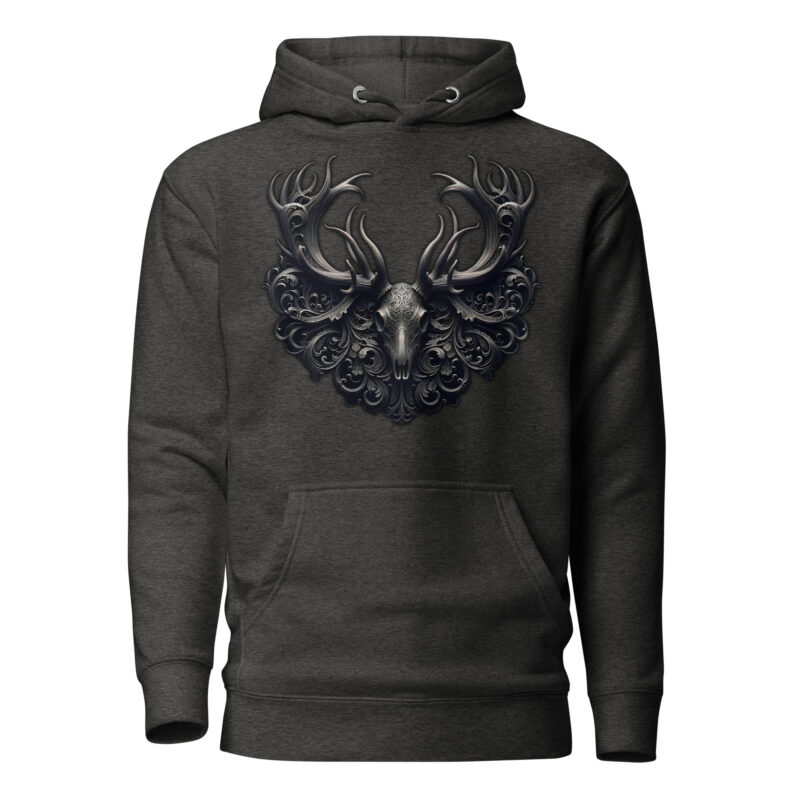 Mystischer Hirschschädel Unisex-Kapuzenpullover – Hoodies – klamottn.de