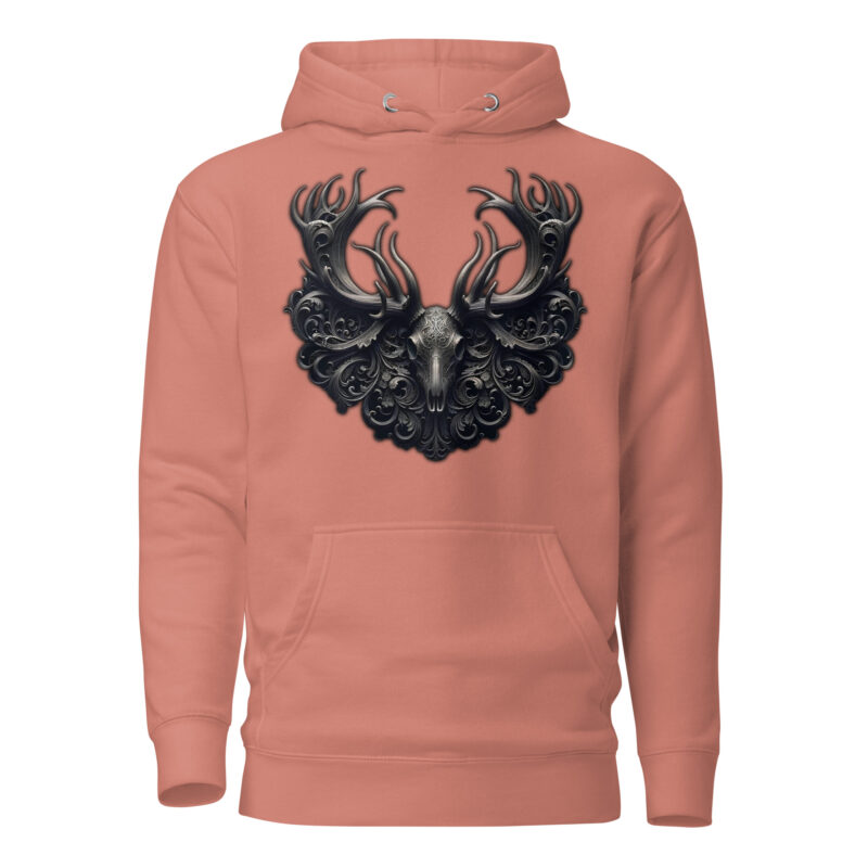 Mystischer Hirschschädel Unisex-Kapuzenpullover – Hoodies – klamottn.de