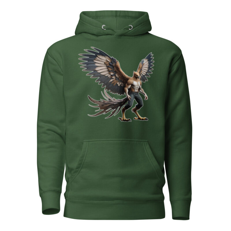Majestätischer Greifen-Krieger Unisex-Kapuzenpullover – Hoodies – klamottn.de