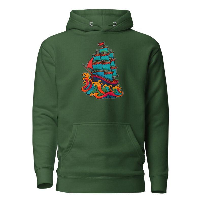 Wildes Piratenschiff Unisex-Kapuzenpullover – Hoodies – klamottn.de
