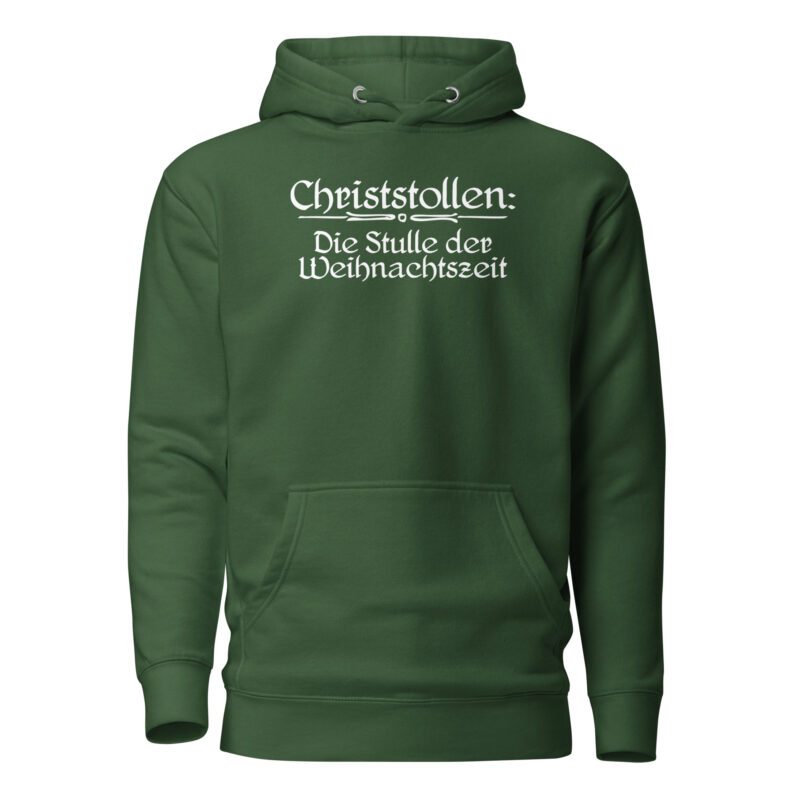 Christstollen: Die Stulle der Weihnachtszeit Unisex-Kapuzenpullover – Hoodies – klamottn.de
