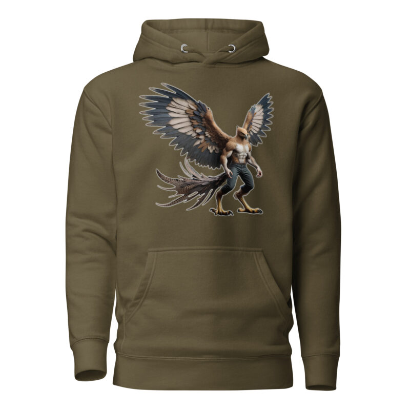 Majestätischer Greifen-Krieger Unisex-Kapuzenpullover – Hoodies – klamottn.de