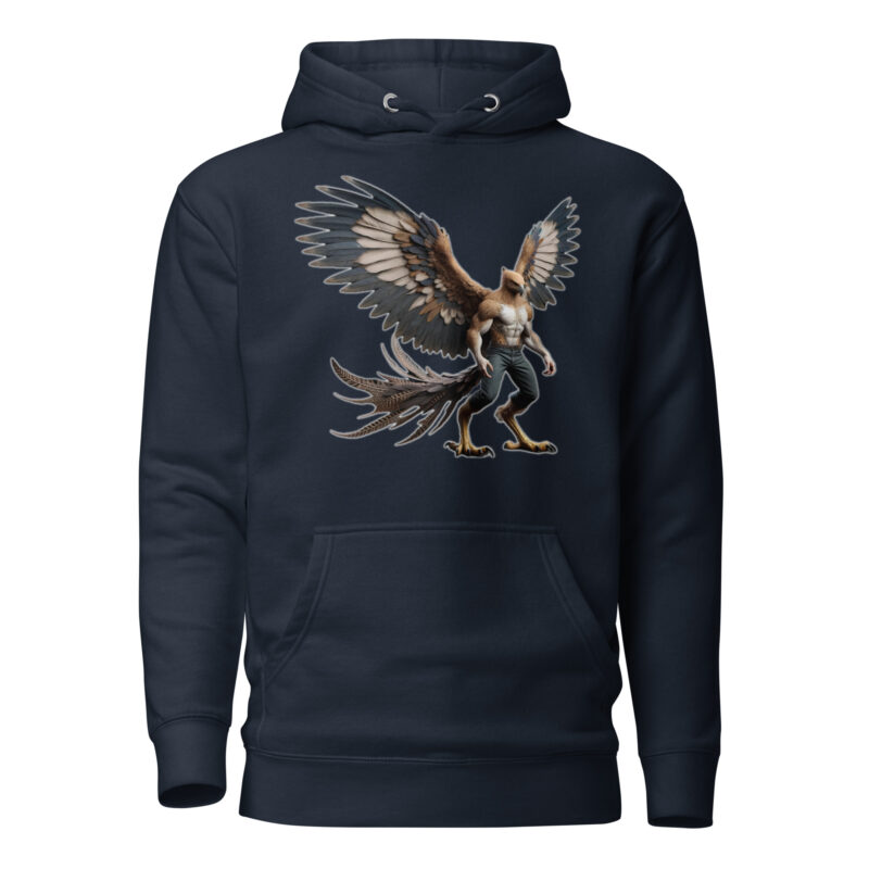 Majestätischer Greifen-Krieger Unisex-Kapuzenpullover – Hoodies – klamottn.de