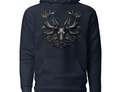 Mystischer Hirschschädel Unisex-Kapuzenpullover – Hoodies – klamottn.de Mystischer Hirschschädel Unisex-Kapuzenpullover – Hoodies – klamottn.de