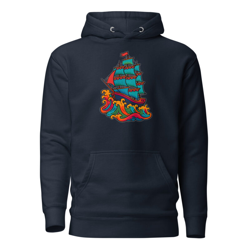 Wildes Piratenschiff Unisex-Kapuzenpullover – Hoodies – klamottn.de