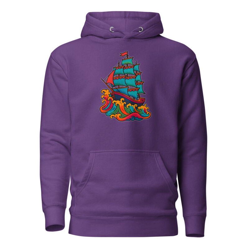 Wildes Piratenschiff Unisex-Kapuzenpullover – Hoodies – klamottn.de