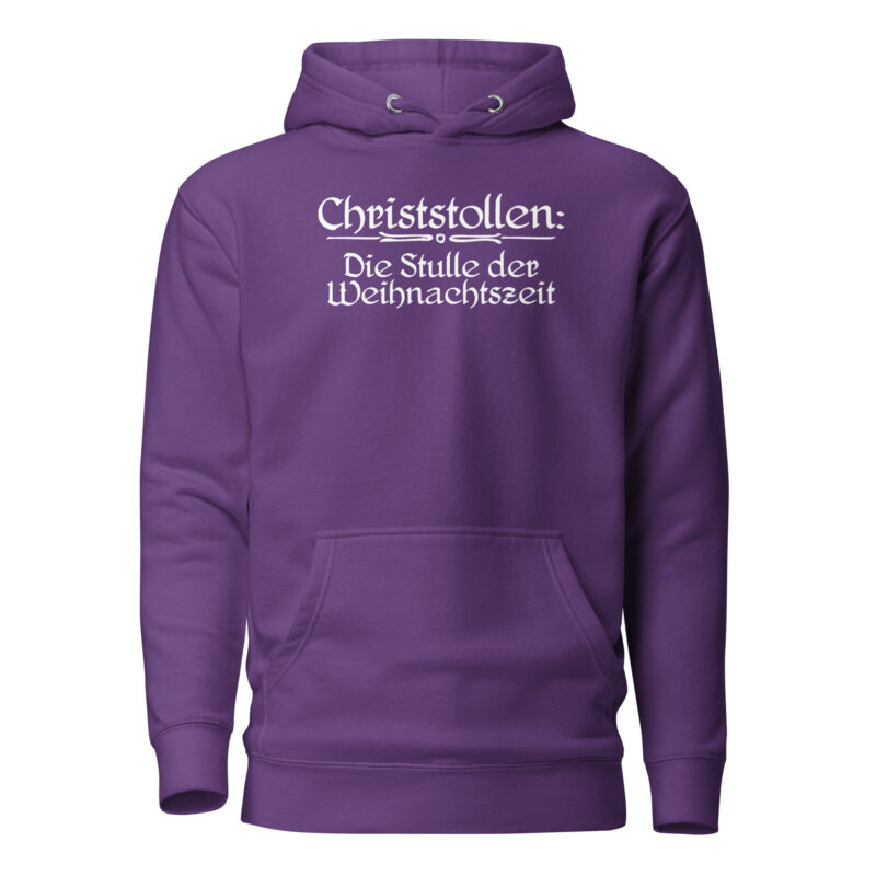 Christstollen: Die Stulle der Weihnachtszeit Unisex-Kapuzenpullover – Hoodies – klamottn.de