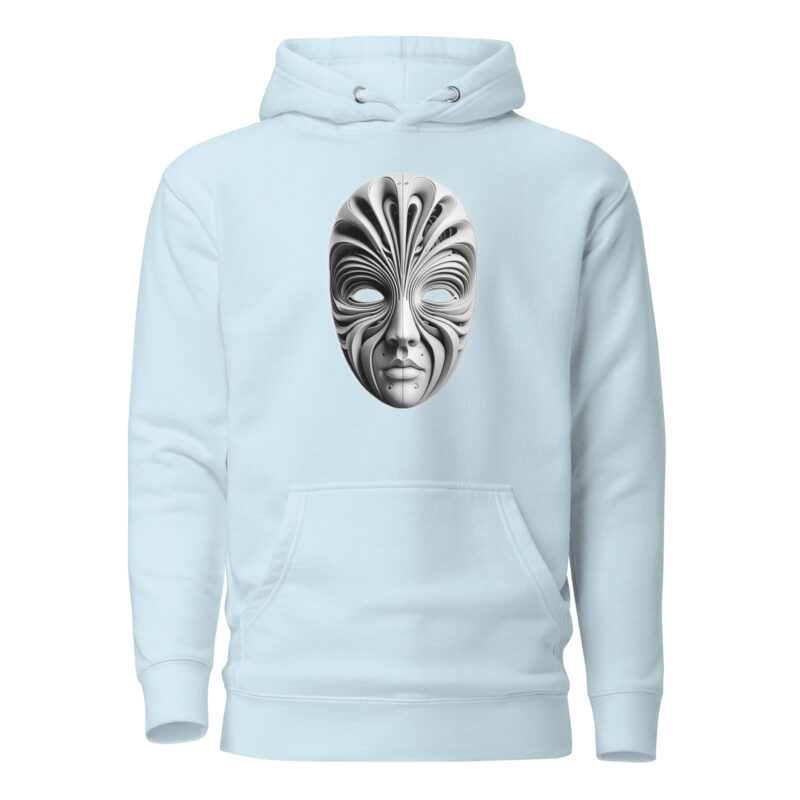 Futuristische Skulpturenmaske Unisex-Kapuzenpullover – Hoodies – klamottn.de
