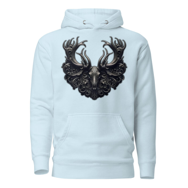 Mystischer Hirschschädel Unisex-Kapuzenpullover – Hoodies – klamottn.de