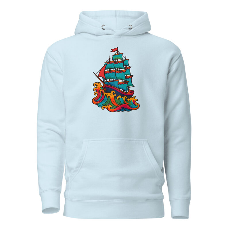 Wildes Piratenschiff Unisex-Kapuzenpullover – Hoodies – klamottn.de