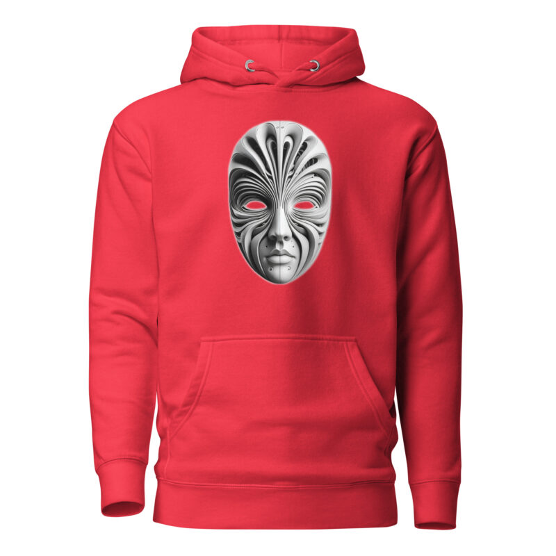 Futuristische Skulpturenmaske Unisex-Kapuzenpullover – Hoodies – klamottn.de