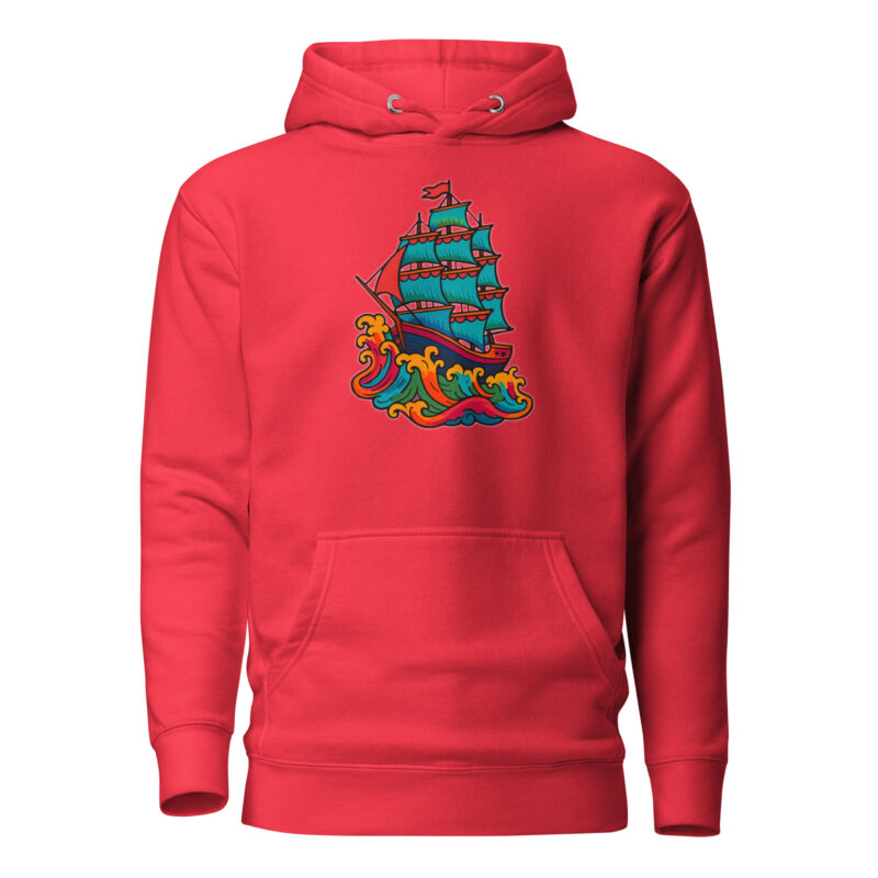Wildes Piratenschiff Unisex-Kapuzenpullover – Hoodies – klamottn.de